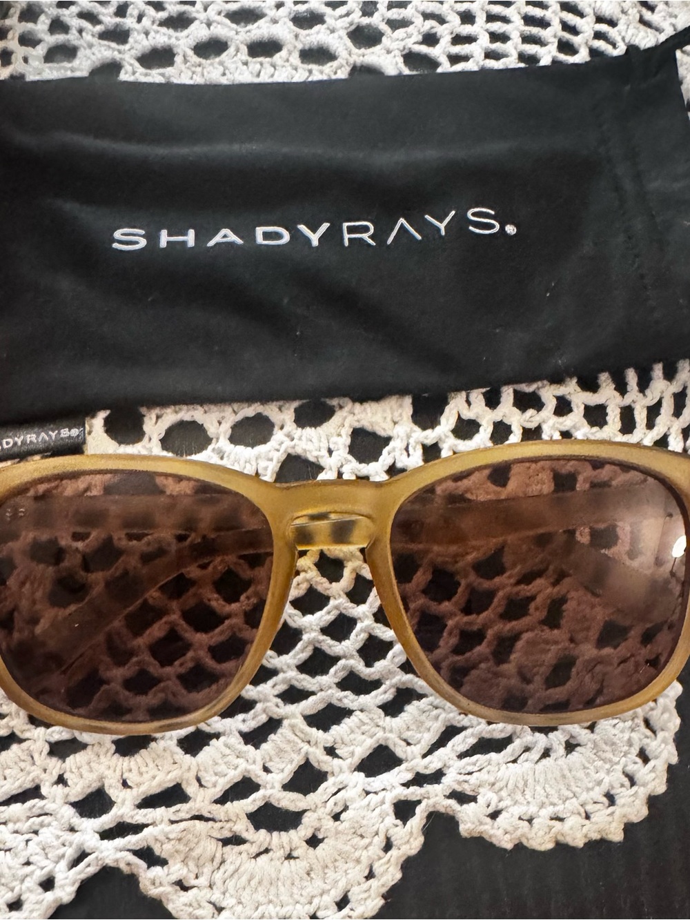 Woman’s Brown Frame Sunglasses with Brown Lenses